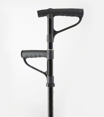 Aluminum alloy with LED light non-slip foldable walking stick