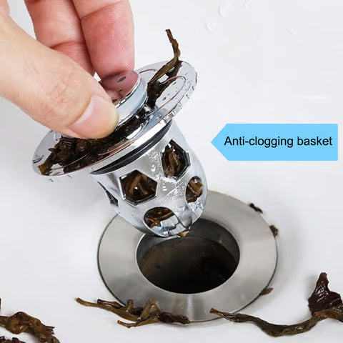 Universal Pop-Up Sink Drain Stopper