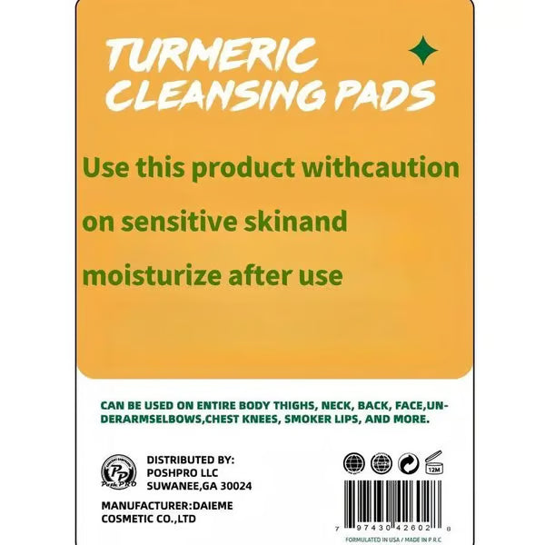 🔥Last Day 49% OFF- Turmeric & Kojic Acid Cleansing Pads